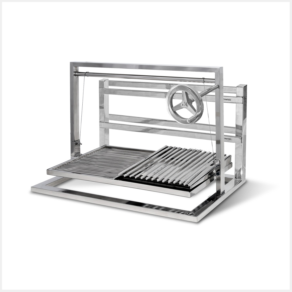 Grill Elevatório Gourmet Unique Inox 304 ...